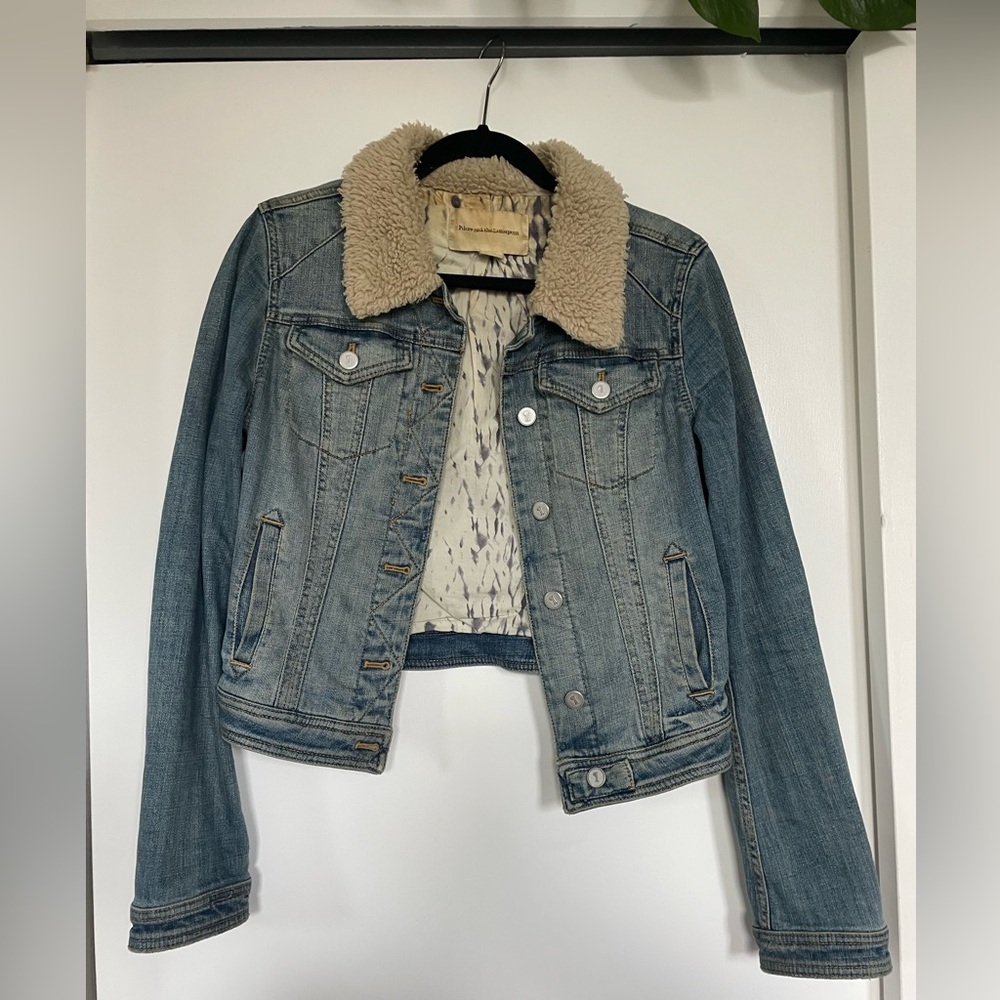 Sherpa Anthro Pilcro Jean Jacket